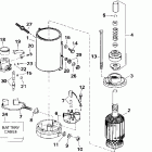 J130VXSSS Elec. Start, TNT, 25 IN. shaft, wht Стартер