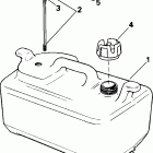 J25TELSSD Elec. Start, Tiller, 20 IN. shaft Топливный бак - 6 галлон