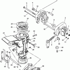 J5RSSA Rope Start, Tiller, 15 IN. shaft Stern and swivel bracket
