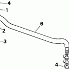 J30ELSSR Elec. Start, 20 IN. shaft Комплект Тяги рулевого механизма