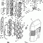 J150WPLEES Карбюратор и впускной коллектор