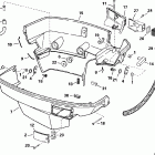 BJ175PLEES Нижний кожух двигателя