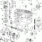 BJ200PXEEB Gearcase -- standard rotation -- pl, hpl models