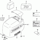 J70FLTLECS Engine cover -- evinrude