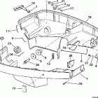 SJ125RWYN Нижний кожух двигателя