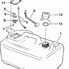 SJ10RPLY Топливный бак- 6 gallon