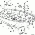 SJ25RPP Нижний кожух двигателя