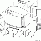 SJ150WTPXY Engine cover -- evinrude