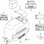 J70FLTLECS Engine cover -- johnson