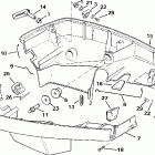 SE125WTPLN Нижний кожух двигателя