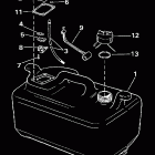 J50TTLECA Топливный бак- 6 gallon