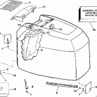 SJ200WTPLG Engine cover -- evinrude