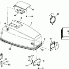 J40TLEOD Engine cover - johnson 25-40