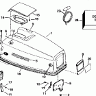 J40TLEOD Engine cover - evinrude 25-40