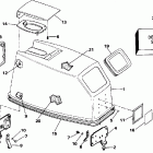 J40TLEOD Engine cover - johnson rope start only