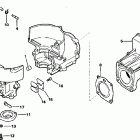 J2ROEOB Cylinder & crankcase, reed valve