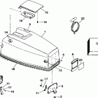 J40TLEOD Engine cover - johnson 50