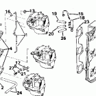 J65RSLC Впускной коллектор и глушитель