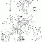 J90TXARC Stern bracket - power trim / tilt