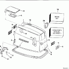 J60TTLERV Капот-Evinrude