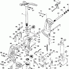 J90TXARC Stern bracket - manual tilt models