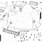 J90TXARC Капот-Evinrude