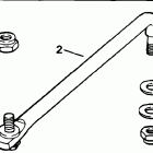 J90TXARC Steering link kit (w / power trim & tilt)