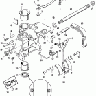 25 (4-STROKE) 0T409000 THRU 1B344298 Поворотный кронштейн, дистанционное управление