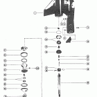 115 (6 CYL.) 5738891 THRU 6436122 Корпус редуктора , гребной вал