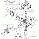 15 1B000001 & Up Коленчатый вал, поршни и маховик