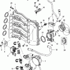 60 EFI (4 CYL.)(4-STROKE) 0T409000 THRU 1B344306 Впускной коллектор