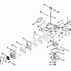 50 (4 CYL.) 5531630 AND UP Carburetor assembly (walbro)