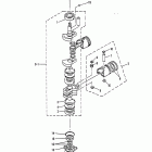 15C M-684-000101 AND UP Коленвал и поршни