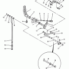 25C (THRU PROP. EXHAUST) 695-250101 THRU 253861 Gear shift linkage