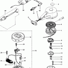 2.5 0A855097 THRU 0G710612 Recoil and ignition components (breaker point igni...