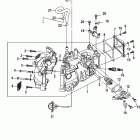 2 (4-STROKE) Carb 0R131842 & Up Блок цилиндров