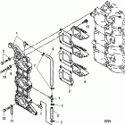 50MH 0N056165 & Up Inlet manifold and reed block