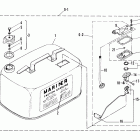 40A (ABOVE PROP. EXHAUST) 676-A007736 ANU UP      (M) Fuel tank (replacement or additional) 22.7 litre (...