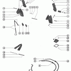 140 7132513 THRU 7150412 Trim cylinders and hydraulic hoses