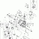 250 (3.0L EFI) 0G760300 THRU 0T408999 Power trim components(cast pump housing)