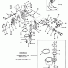 9.9 0A197112 THRU 0D280999 Carburetor assembly wmc 1717b17c,1818a18b, 20 ...