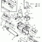 200 (DFI) 0G590000 THRU 0G760299 Компоненты механизма гидроподъема Power Trim