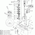 140 JET 0G303046 THRU 0G760299 Gear housing(driveshaft-counter-s / n-0g437999 & b...
