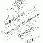 200 (DFI) 0G590000 THRU 0G760299 Корпус редуктора, вал гребного винта - обратное вр...