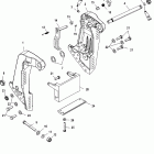 125 (4 CYL.) 0G760300 THRU 0T979999 Transom bracket(s / n usa-0t800999 /  bel-0p267999...