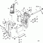 125 (4 CYL.) 0G760300 THRU 0T979999 Transom bracket(s / n usa-0t801000 /  bel-0p268000...