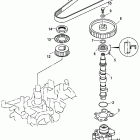 15 (4-STROKE) 1B227000 & Up Масляный насос  /  распредвал