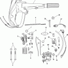 9.9 (4-STROKE)(209cc) 0R042475 & Up Tiller handle conversion kit-electric, 896289a02