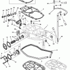 225 SEAPRO (3.0L CARB) 0G245605 THRU 0G760299 Выпускная плита