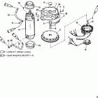 140 JET 0G303046 THRU 0G760299 Маховик и мотор стартера